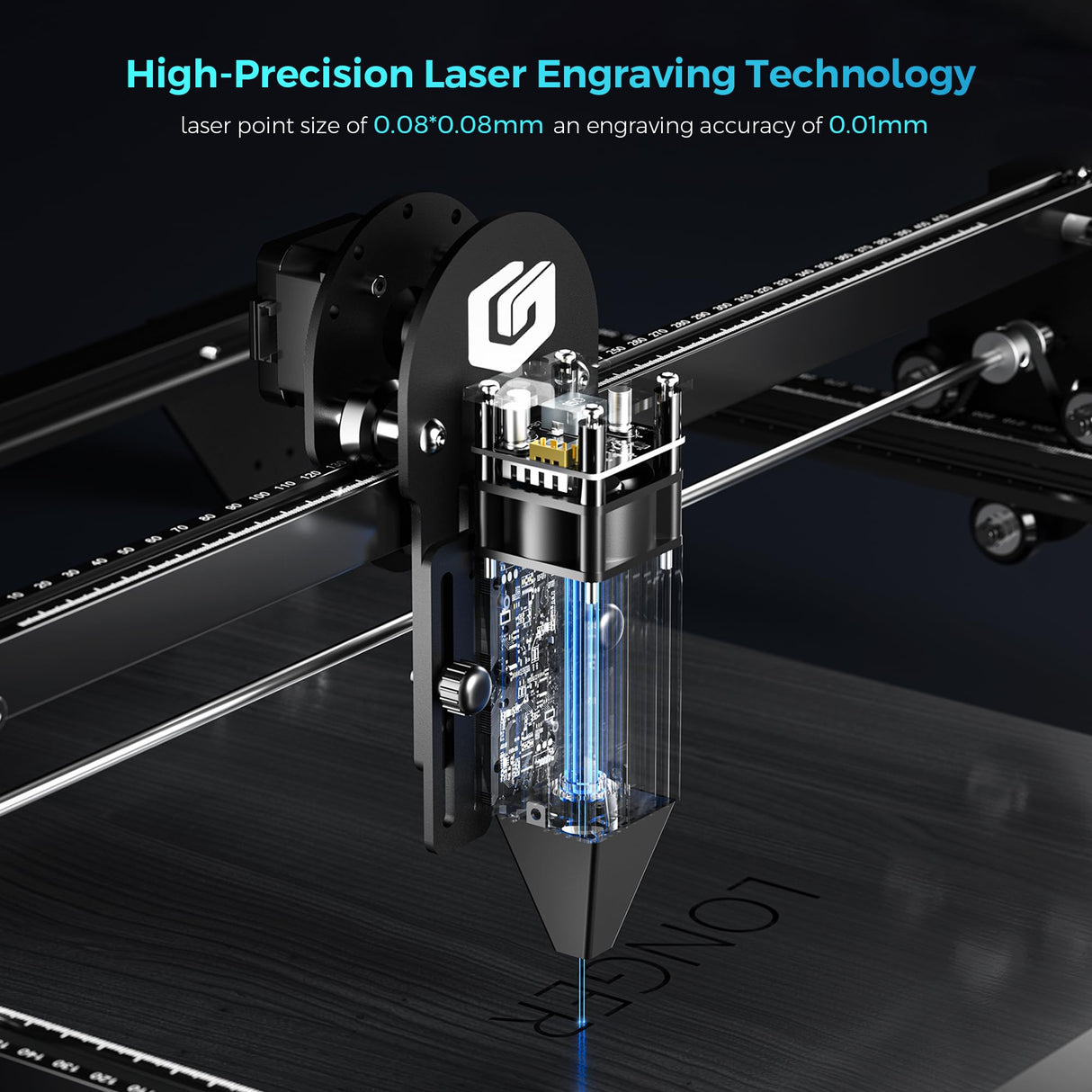 LONGER Laser Engraver Ray5 10W, 60W DIY Laser Cutter and Laser Engraving Machine with 3.5" Touch Screen,0.06mm Laser Spot 10000mm/min, Offline Usage CNC Laser Engravers for Wood Metal Acrylic Glass Longer