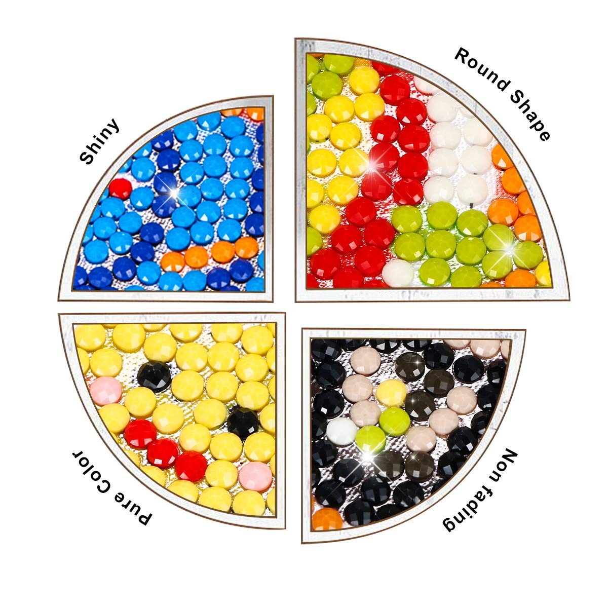 sinceroduct 5D Diamond Art Stickers for Kids, 18 Pcs Insect & Animal Sticker Kits, Eco-Friendly DIY Craft Set for Creative Skills Development sinceroduct