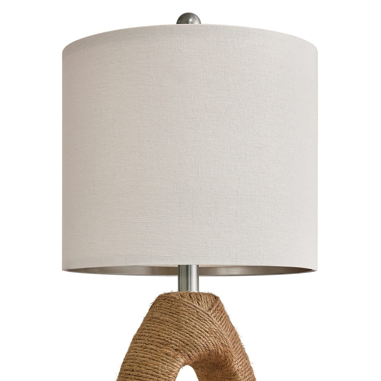 OYEARS Boho Table Lamps Bedroom Living Room Set 2 Small Farmhouse Rattan Table Lamp 19”Rustic Home Decoration Nightstand Bedside Lamp for Office Compatible with Smart Light Bulbs(Not Include Bulbs) OYEARS