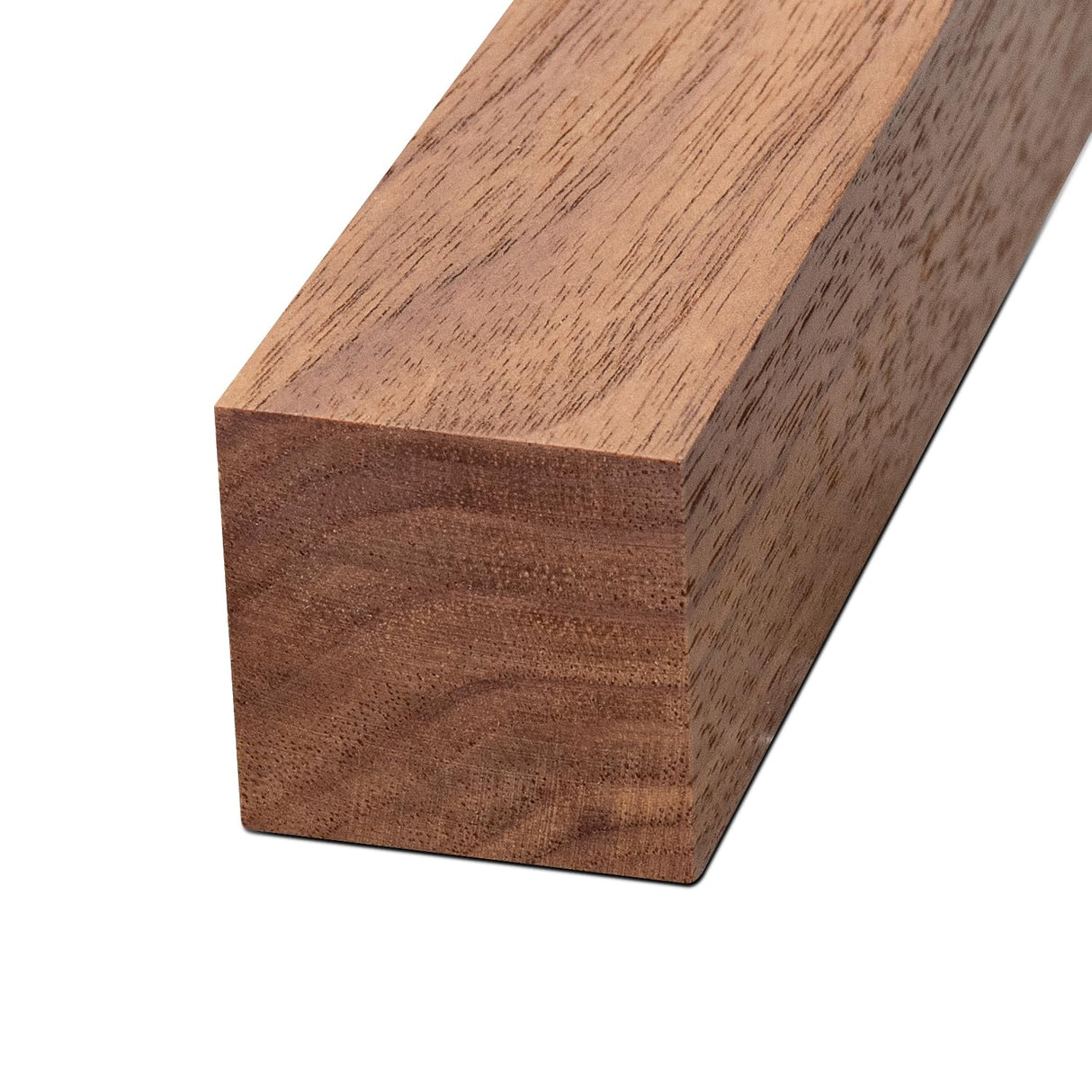 2 Pcs Walnut Wood Log Lumber Board Knife Handle Material, Bar Shaped Square Turning BlanksHandle Plate for Instruments DIY Raw Wood Cuboid(5.1" x 1.2" x 1.2") Wislist