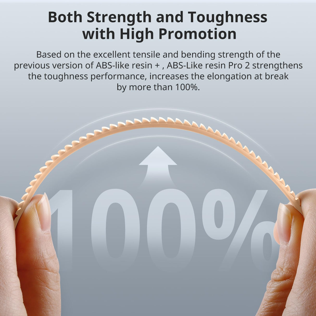 ANYCUBIC 3D Printer Resin, ABS-Like Resin Pro 2 with Enhanced Strength and Toughness, Performance far Superior to ABS-Like Resin, Low Odor, Wide Compatible for All Resin 3D Printers (Beige, 1kg) ANYCUBIC