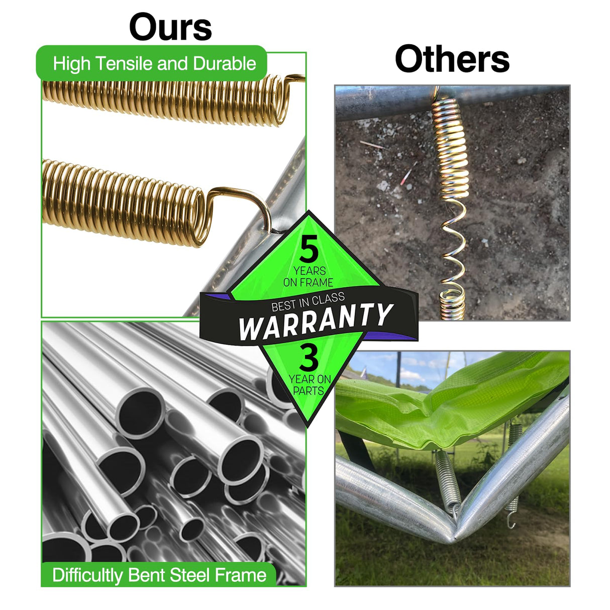 AOTOB 12 FT Kids Toddler Trampoline with Enclosure & Ladder, W-Shaped Leg with 70 pcs Springs for Maximum Elasticity - Perfect for Outdoor and Indoor Fun! AOTOB