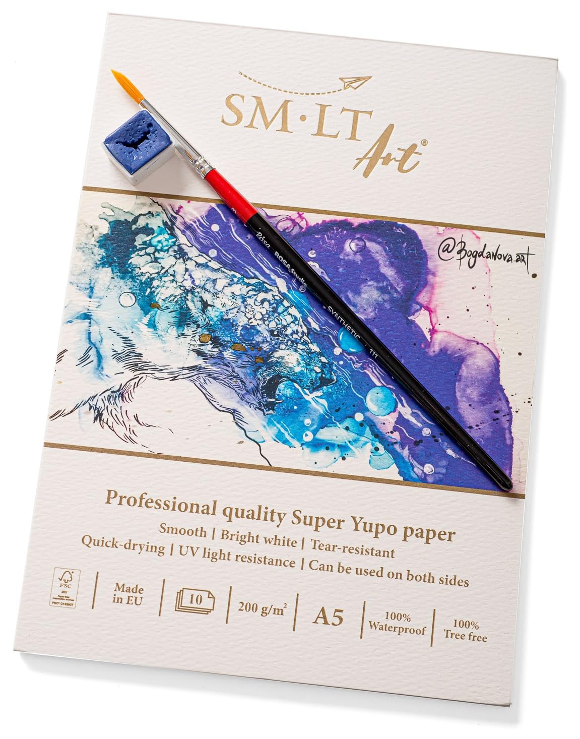 SM-LT Fine Arts Pad - Yupo - A5-10 Sheets - 200 GSM SM.LT