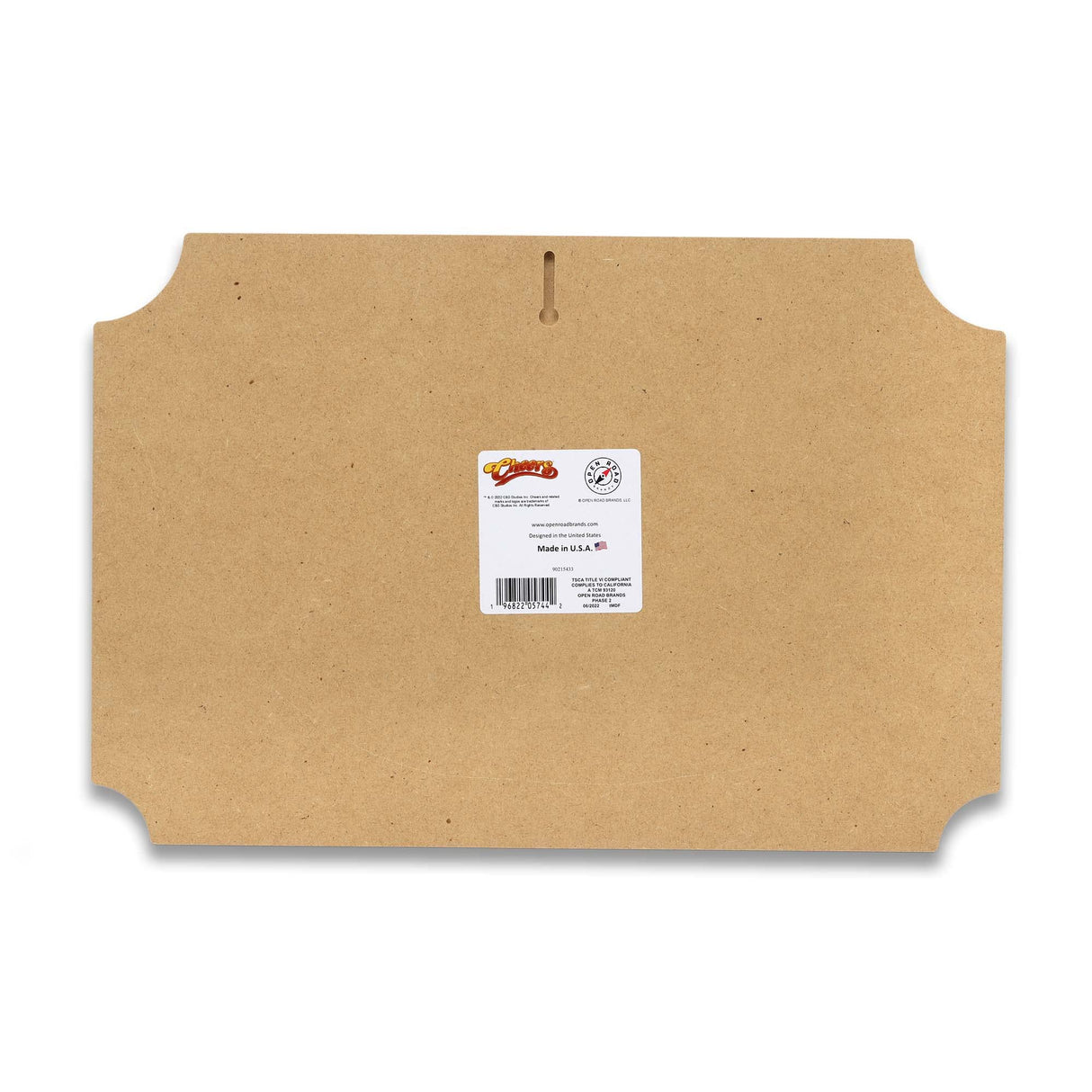 Cheers Where Everybody Knows Your Name Wood Wall Decor - Fun Cheers Sign for Home Decorating Open Road Brands