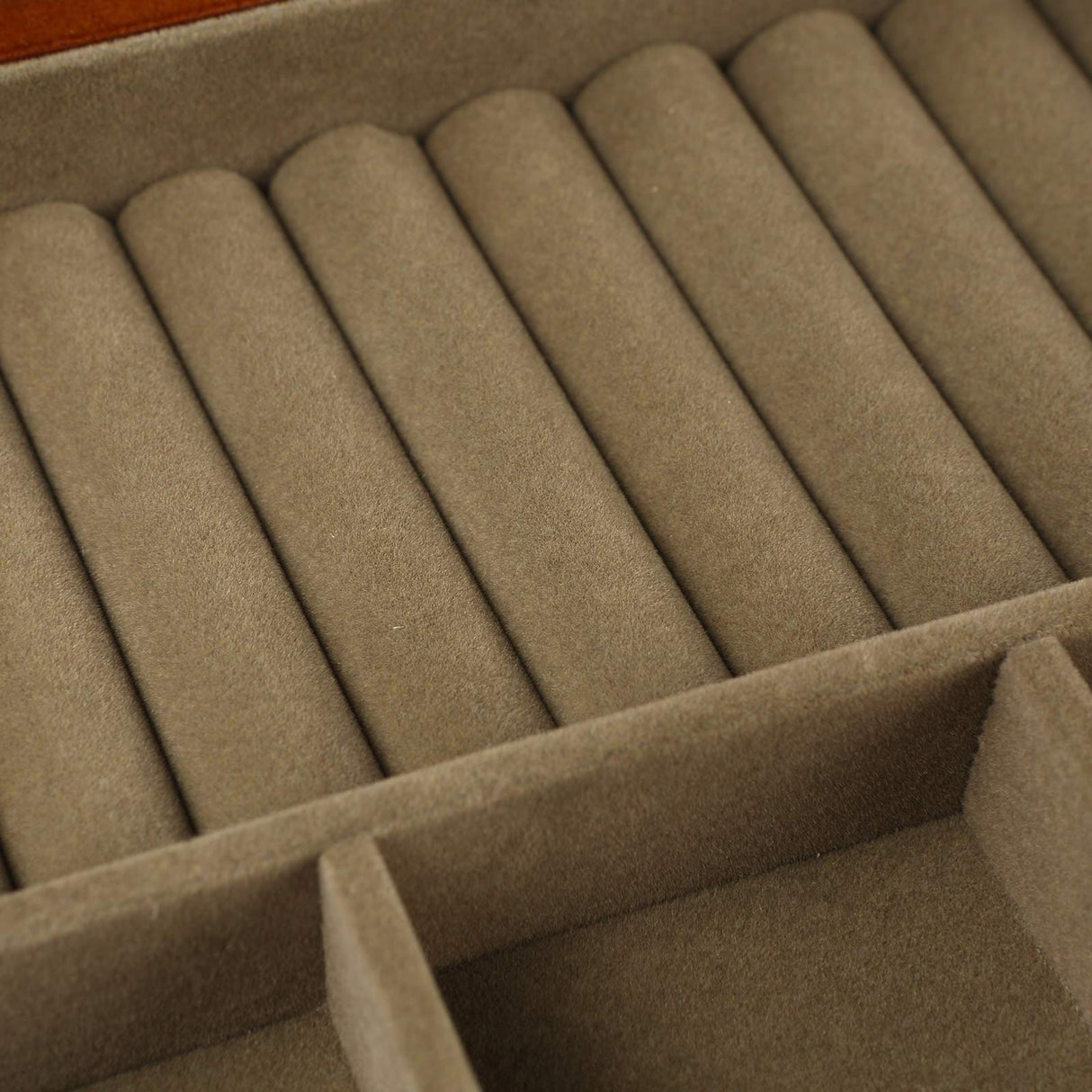 Changsuo Wooden Jewelry Box for Women, Organizer Box of Solild Wood with Combo Lock for Jewelries, Watches, Necklace, Ring, Storage Box (Dark Brown) Changsuo