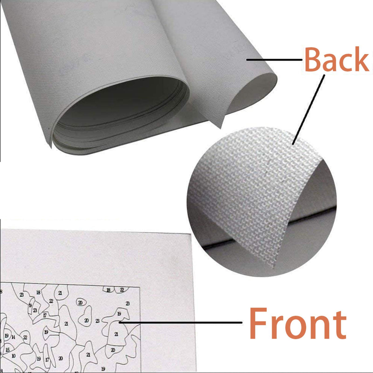 KXBAVPP Bird Snow Scene Paint by Number for Adults Beginner, Christmas 20x16 Inch DIY Adult Paint by Numbers, Winter Adults' Paint-by-Number Kits for Home Wall Decor KXBAVPP