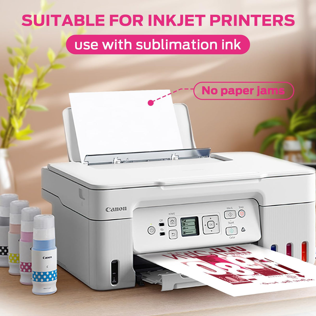 Colemoly Sublimation Paper 11x17, 210 Sheets 125g Heat Transfer Paper Use with Thermal Sublimation Transfer Ink and Any Inkjet Printers for Ceramic Mug, Polyester T-shirt, Cell Phone Case Colemoly