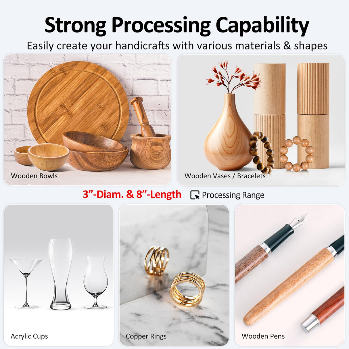 Mini Lathe, WM101A Mini Wood Lathe Machine, 24VDC 96W Power Lathe, Small Benchtop Lathe with Wood Turning Lathe Tools Kits, Infinitely Variable Speed, Professional for DIY Woodworking. ArtyMaster