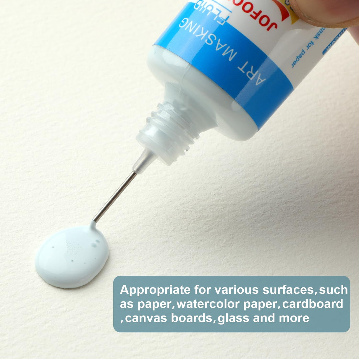 JOFOOK Easy Peel Art Masking Fluid For Watercolor Painting - 30ml(1.01-oz) Liquid Masking Fluid Pen For Ink - Watercolor - Gouache Painting & Illustration,Drawing Gum Professional Medium JOFOOK