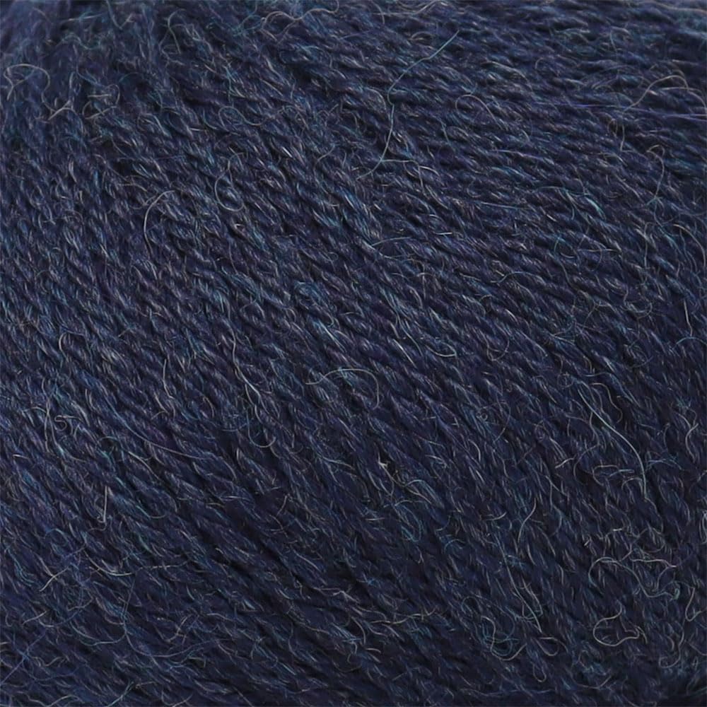 100% Baby Alpaca Yarn Wool Set of 3 Skeins DK Weight - Made in Peru - Heavenly Soft and Perfect for Knitting and Crocheting (Blue Jean, DK) Alpaca Warehouse