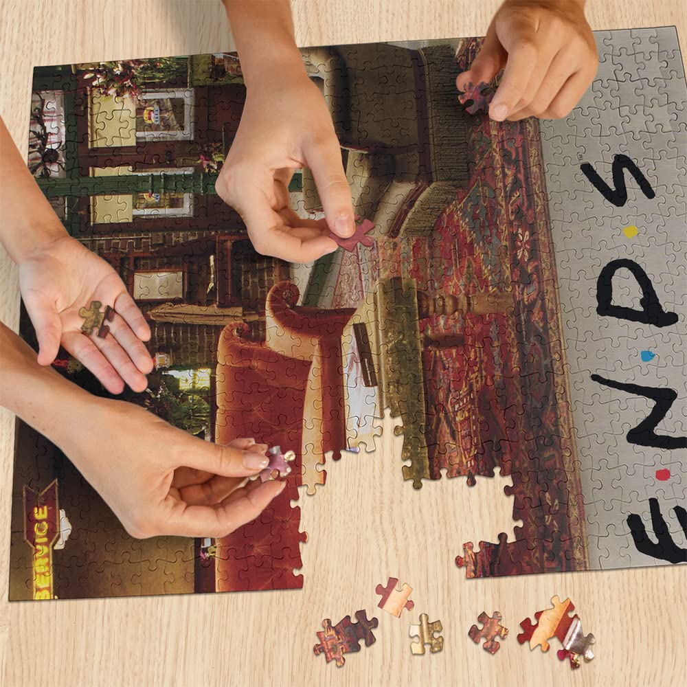 Friends Central Perk Couch 500 Piece Jigsaw Puzzle for Adults, 16" L X 21.5" W GRAPHICS & MORE