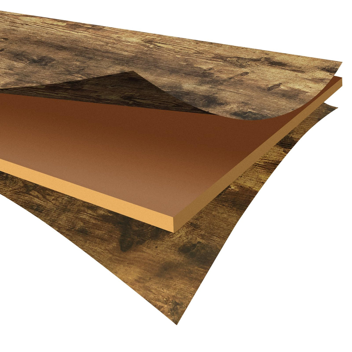 Yaheetech 3 Piece Dining Table Set - Kitchen Table & Chair Set - Breakfast Nook Table w/ 2 Stools, Space Saving Design for Dining Room Living Room Apartment, Rustic Brown Yaheetech