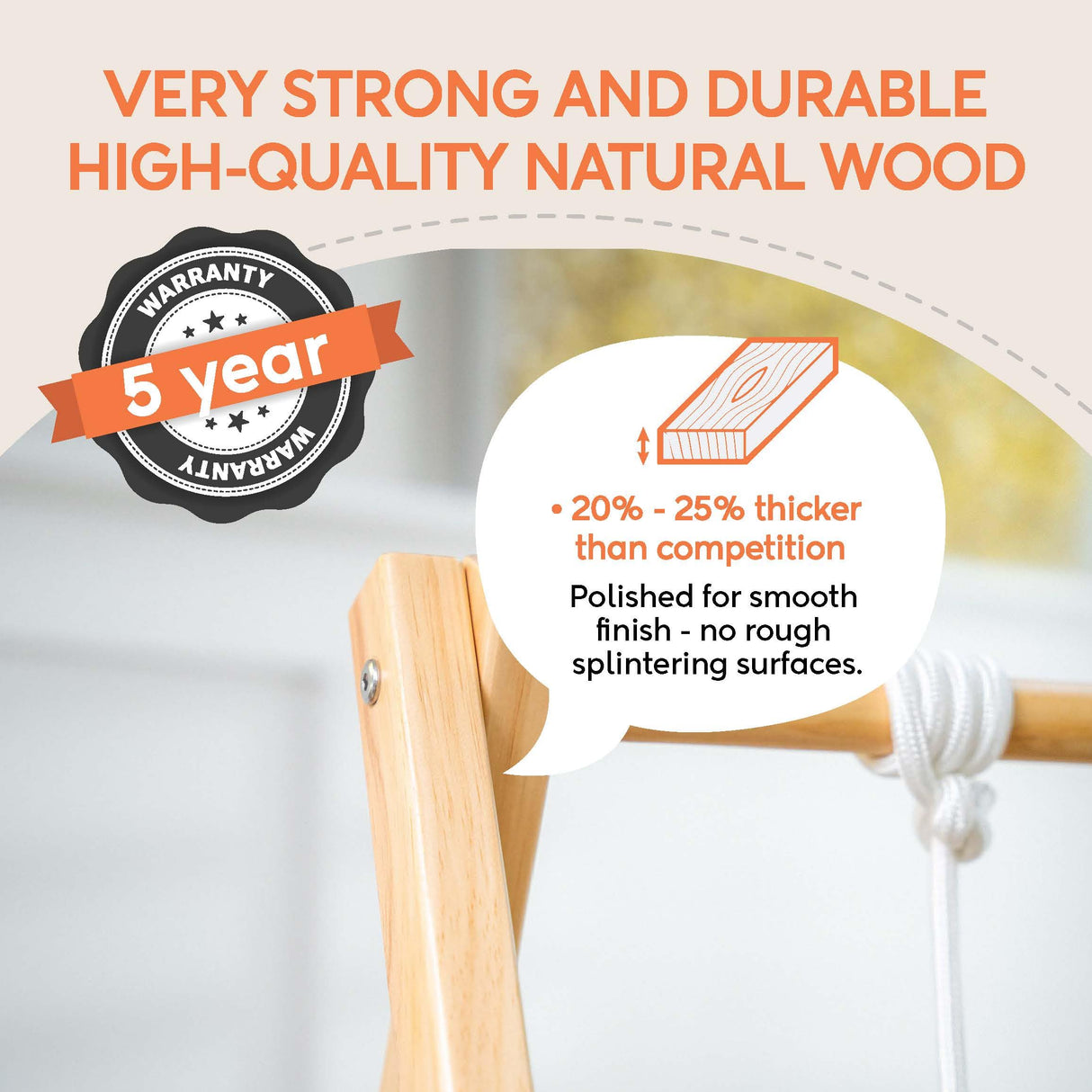 Avenlur Spruce Baby and Toddler Foldable Swing Set with Stand - Premium Montessori, Waldorf Style Self-Standing Indoor Swingset for Children 6m to 3 Yrs - Perfect for Home, Child Day Care, & Preschool Avenlur