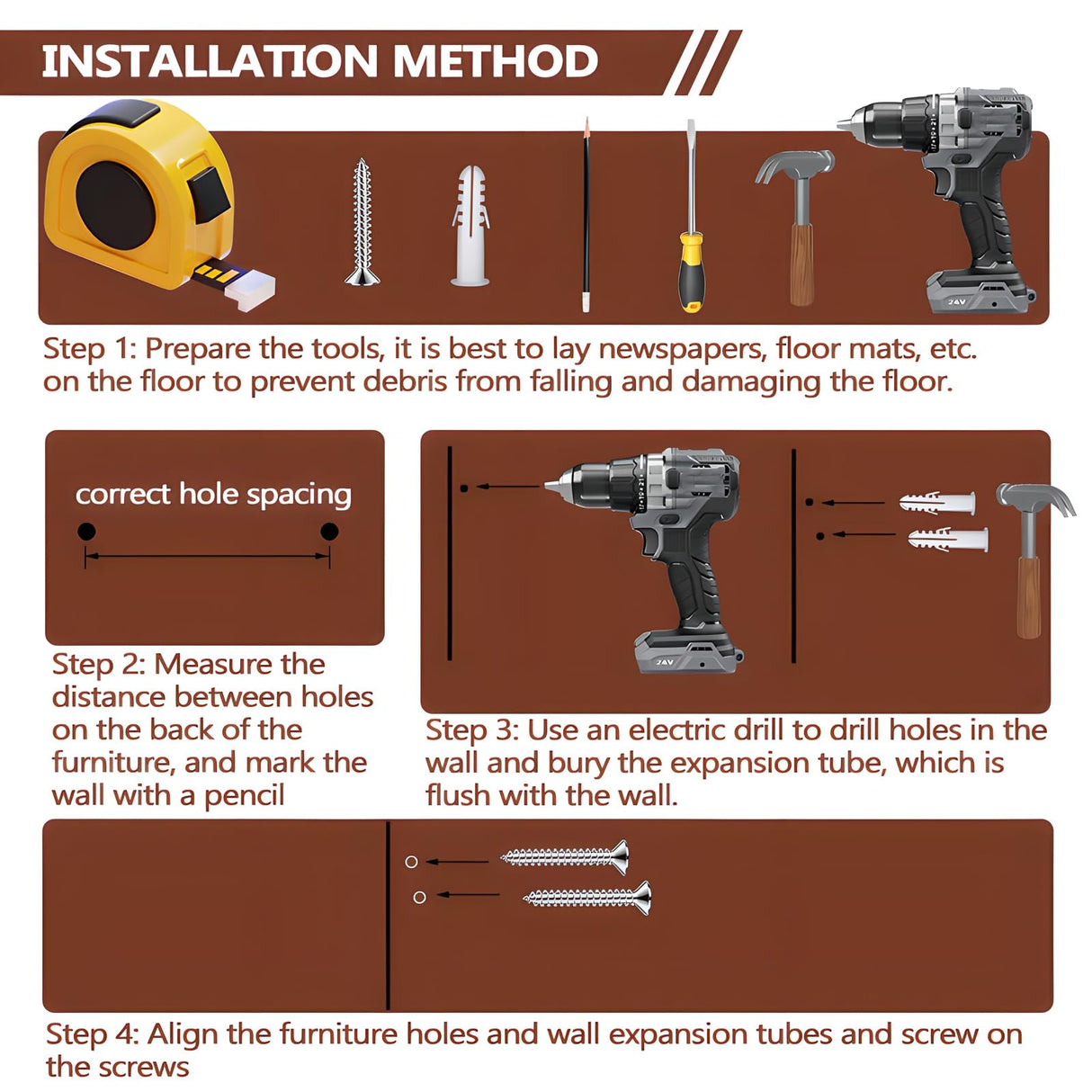 Wall Mounted Wine Rack, 3 Tier Wine Glass Holder with LED Light, Large Wall Mounted Shelves with Hanging Wine Racks Bottle Display Shelf, for Home Bar Cafe Restaurant (39.4 * 9.8 * 35.4 inch) Generic