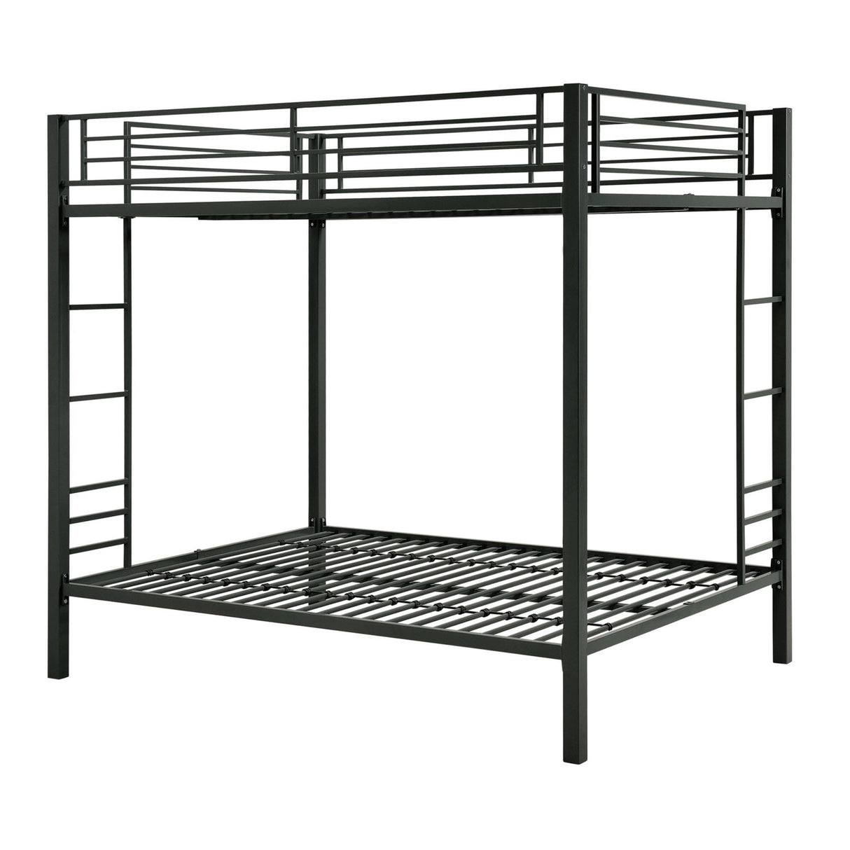 DHP Full Kids Metal Bunk Bed, Black DHP