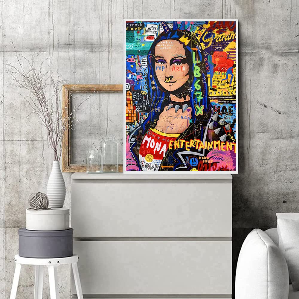 5D DIY Diamond Painting Girl, Diamond Art Painting Sugar Skull by Number Kits for Adults and Kids, Abstract Girls Arts Painted with Round Full Drill for Gift Wall Decor(30X40cm/12x16in,Girl-3) SaxSauly