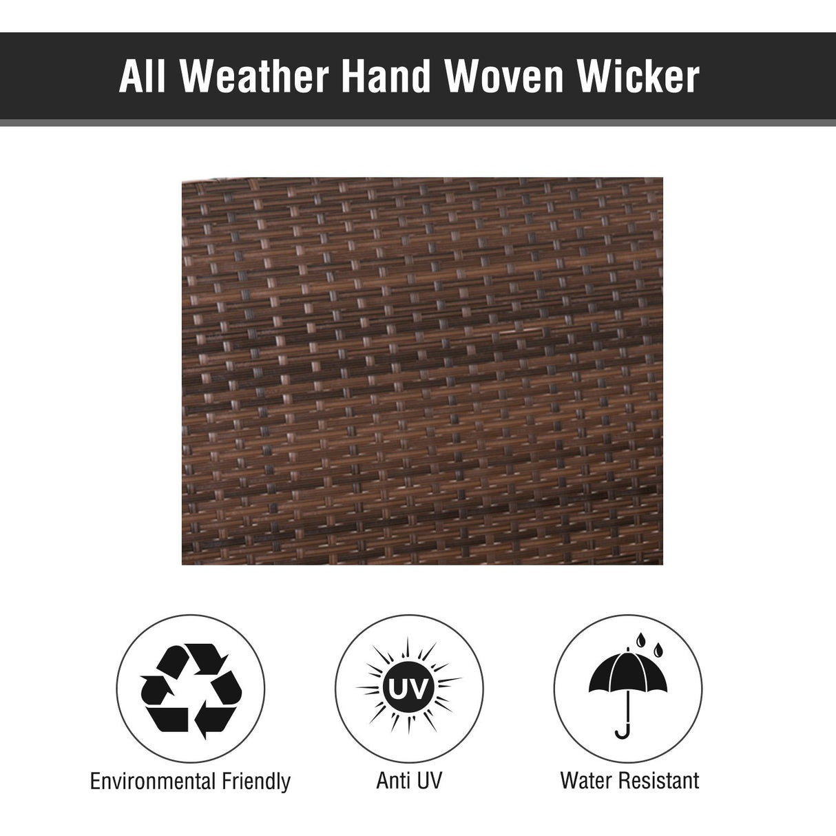 Outsunny 2 Person Wicker Hanging Swing Bench, Front Porch Swing Outdoor Chair with Cushions 550 lbs. Weight Capacity for Backyard, Garden, Cream White Outsunny