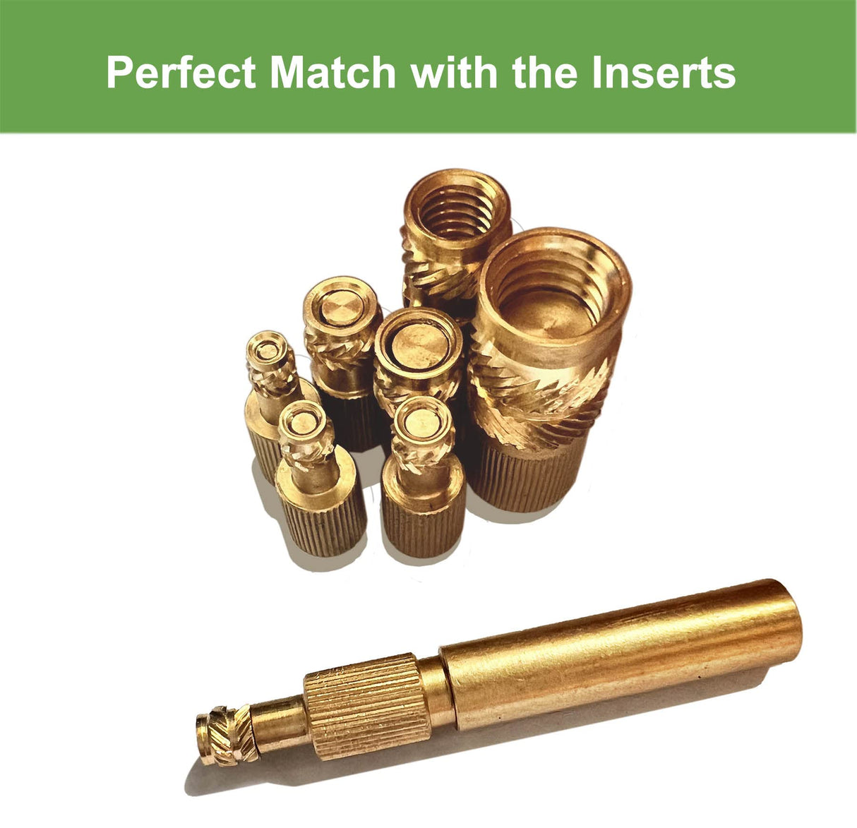 ShineNow 60W Digital Soldering Iron Heat Set Insert Tool with Extra Soldering Tips and Heat Set Insert Tips ShineNow