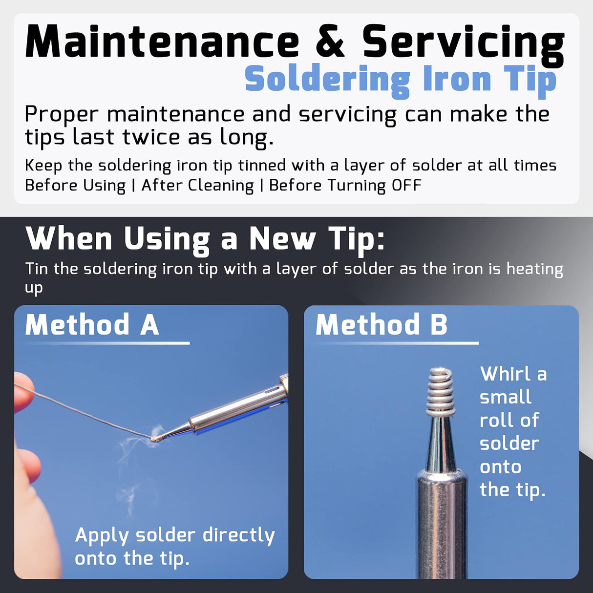 WEP 927-IV Soldering Station Kit High-Power 110W with 3 Preset Channels, Sleep Mode, LED Magnifier, 5 Extra Iron Tips, Tip Cleaner, 2 Helping Hands, Tip Storage Slots, Lead-free Solder Wire, Tweezers WEP