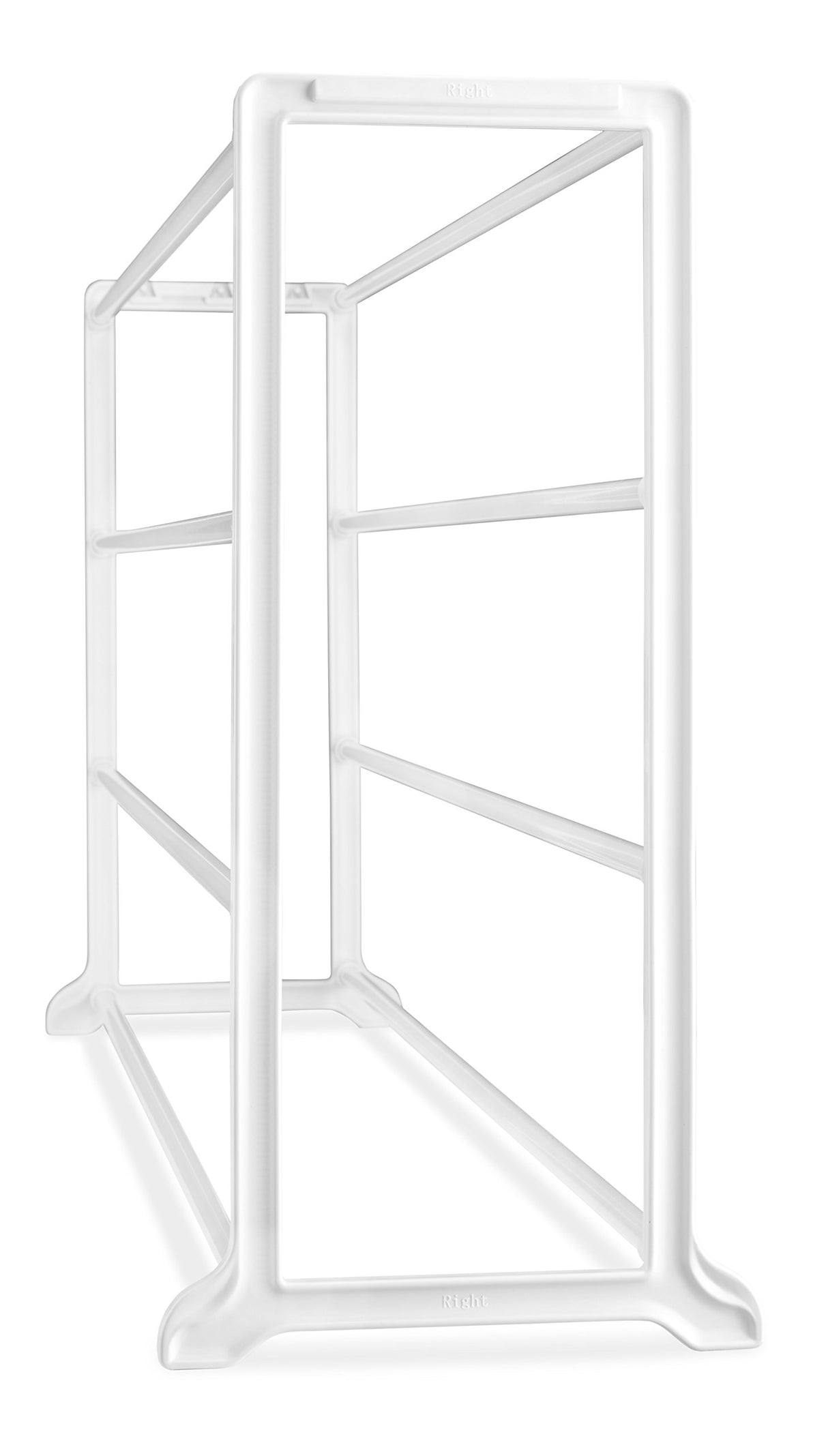 Whitmor 4 Tier 20 Pair Floor Shoe Rack - White Whitmor