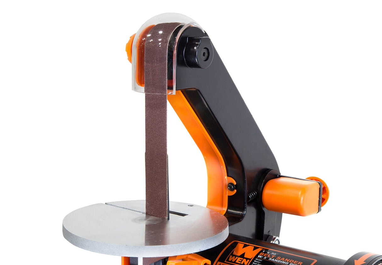 WEN Benchtop Belt and Disc Sander with 1 x 30 in. Belt and 5 in. Sanding Disc (6515T) WEN