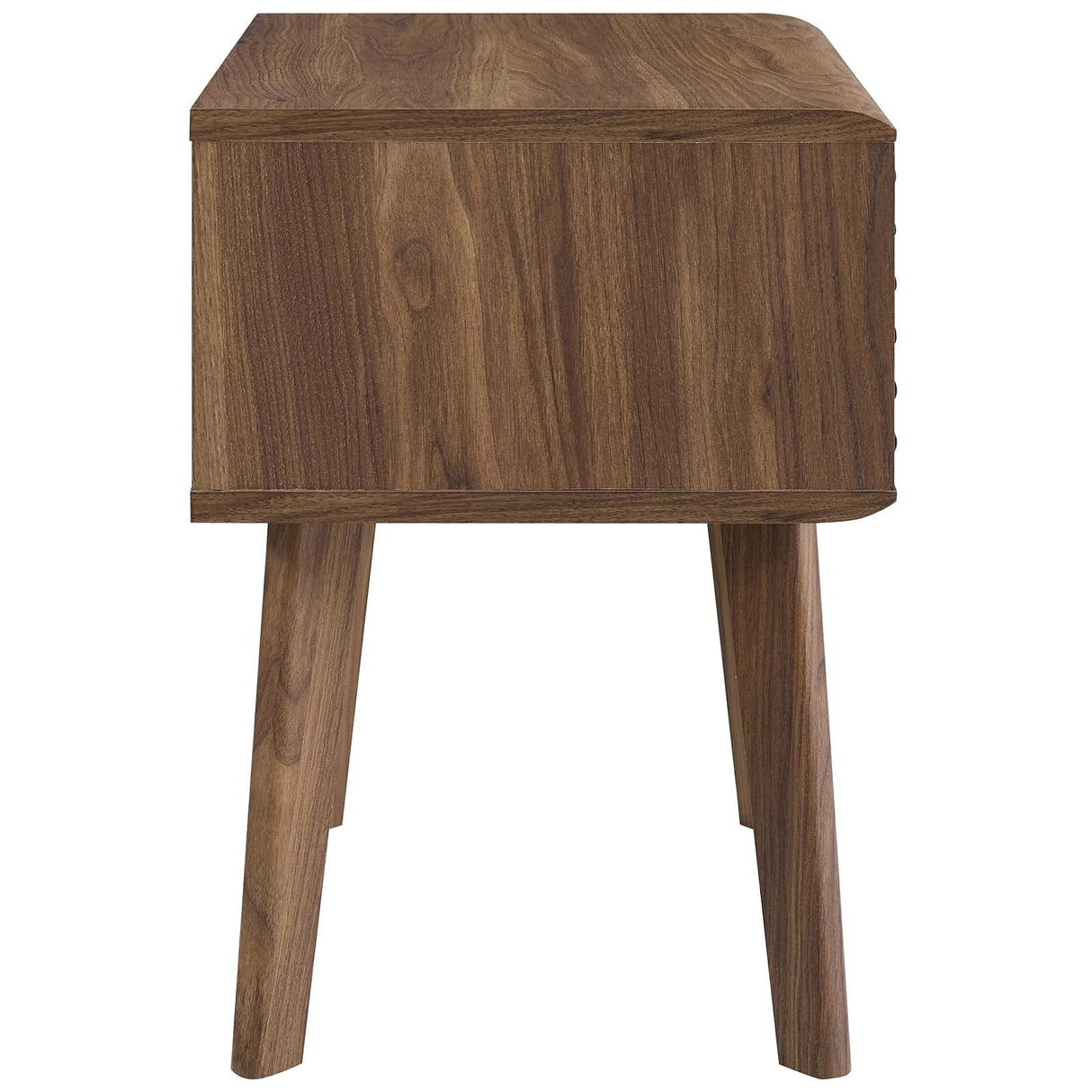 Modway Render Mid-Century Modern End Table or Nightstand in Walnut Modway