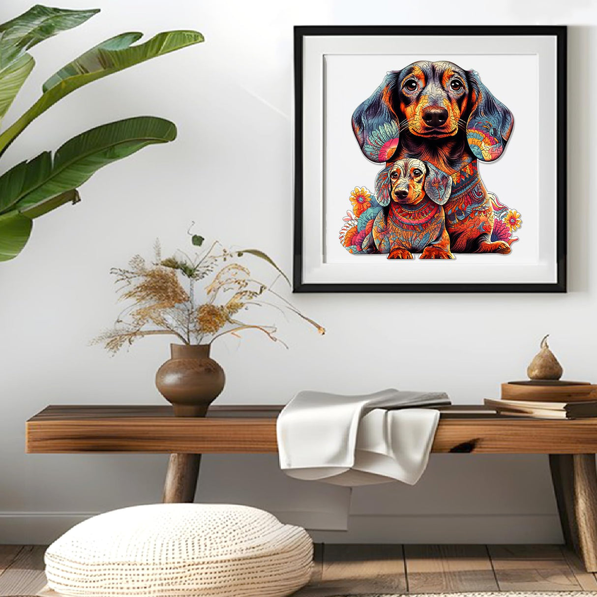 Wooden Puzzle for Adults, 200 Piece Irregular Animal Shaped Wooden Jigsaw Puzzles, Unique Puzzles for Adults, Creative Gift for Adults and Kids WHJSG