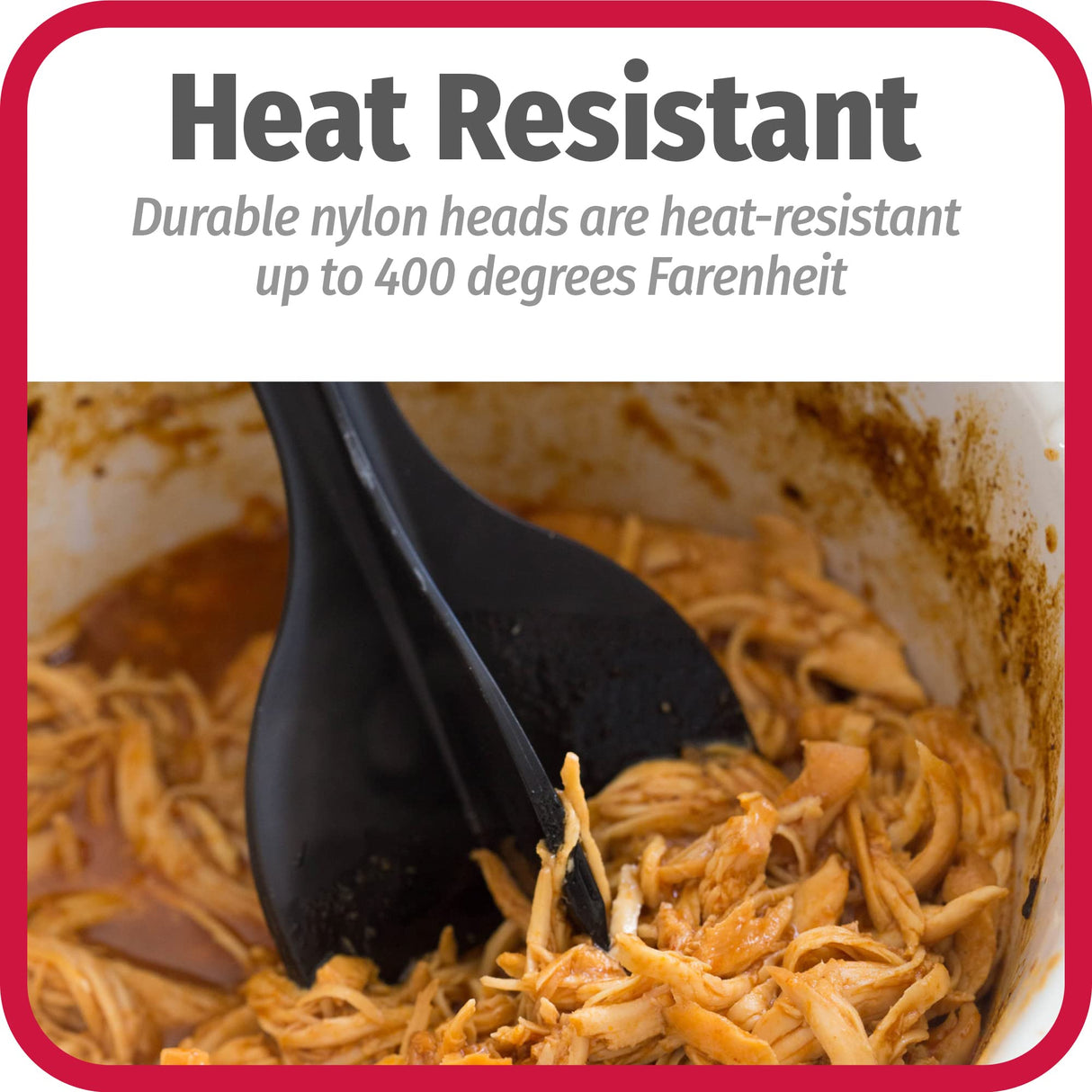 GoodCook Hamburger Meat Chopper, 1 Pack, Black GoodCook