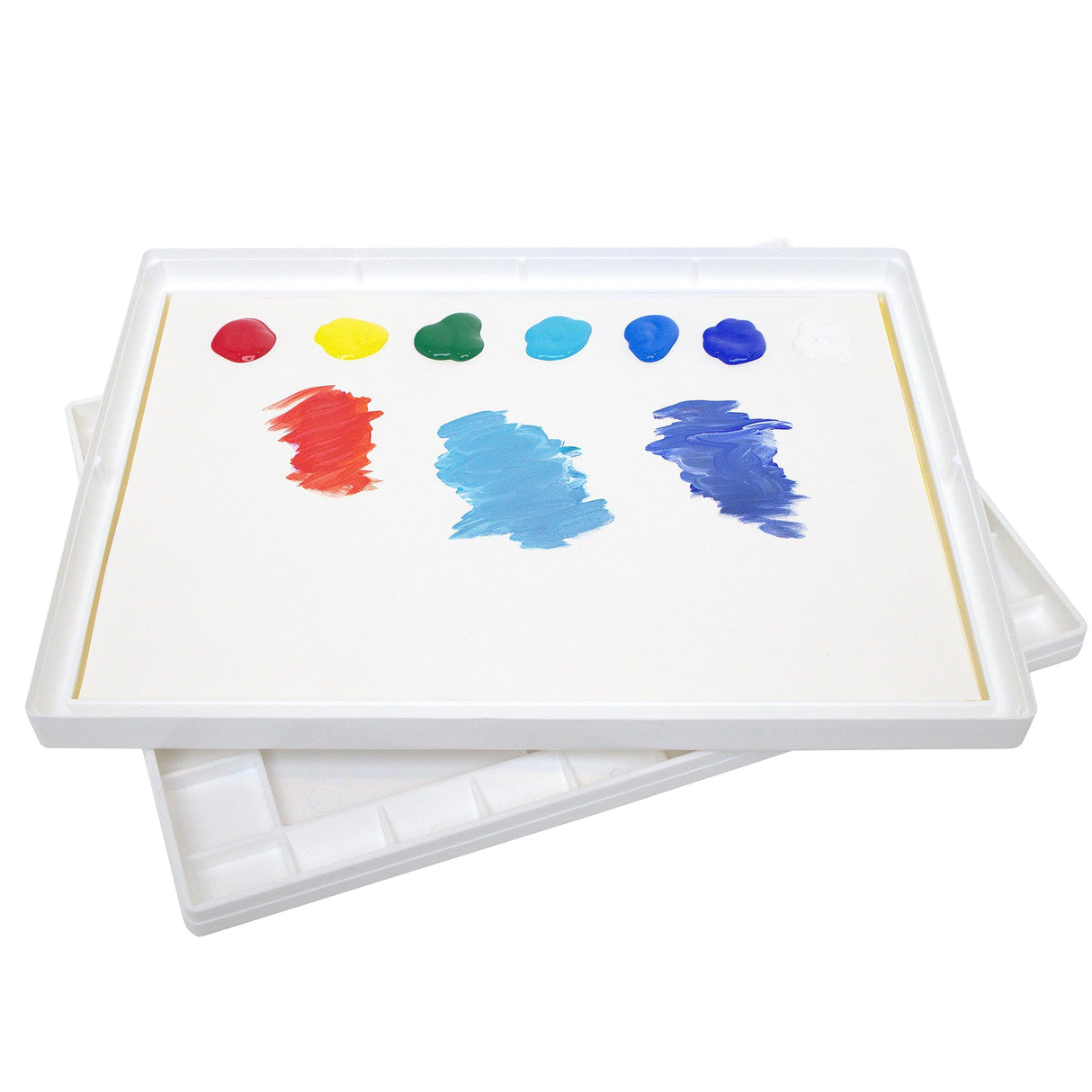 Masterson Sta-Wet Super Pro Palette, 11.5in x 15.5in Wet Palette, Doubles as a 32 Well Watercolor Palette, Keeps Wet Paint Fresh for Days, Made in USA Masterson