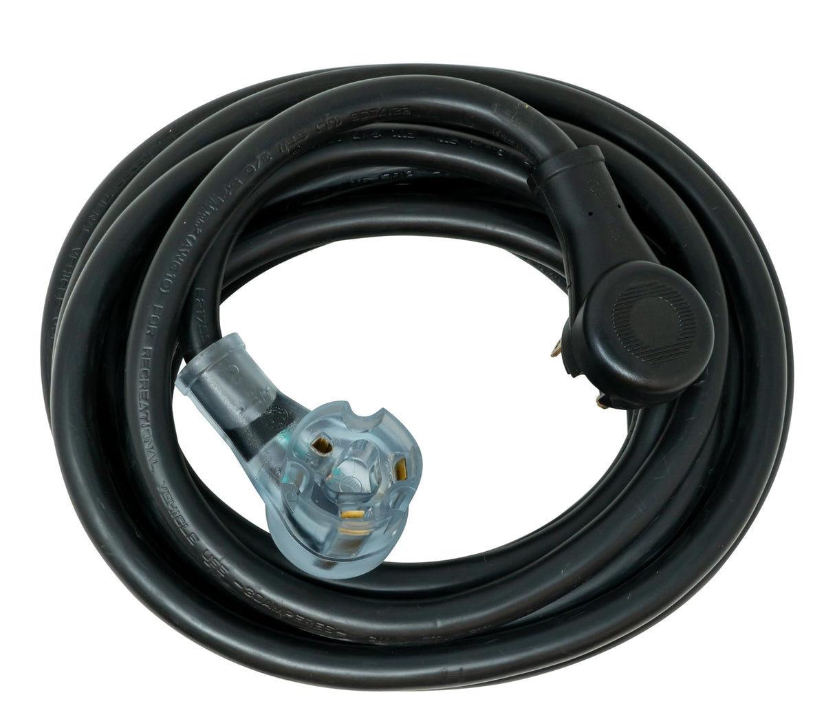 Road Power Extra Heavy Duty RV Extension Cord, 30Ft, 10 Gauge, 3 Conductor, 30-AMP, STW, RV Extension Cord, Black, 95707508 Coleman Cable