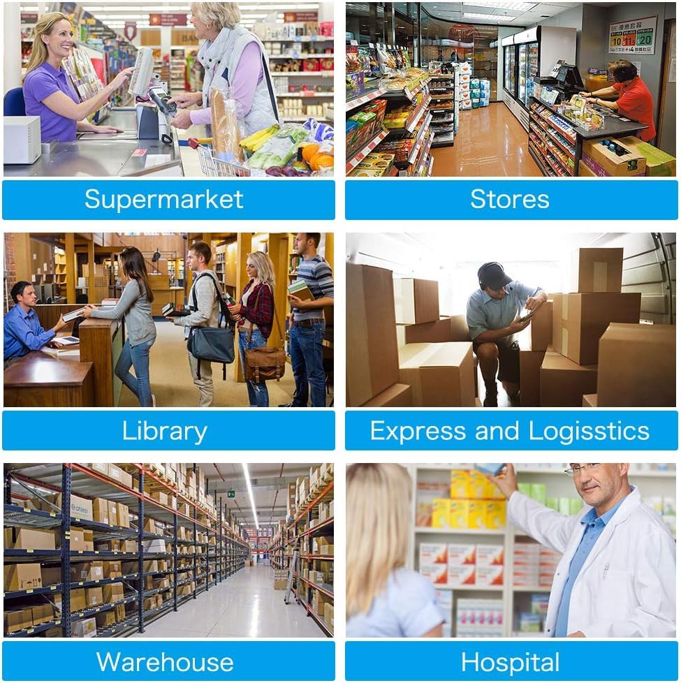 NETUM Bluetooth Barcode Scanner, Compatible with 2.4G Wireless & Bluetooth Function & Wired Connection, Connect Smart Phone, Tablet, PC, CCD Bar Code Reader Work with Windows, Mac,Android (NT-1228BC) NETUM