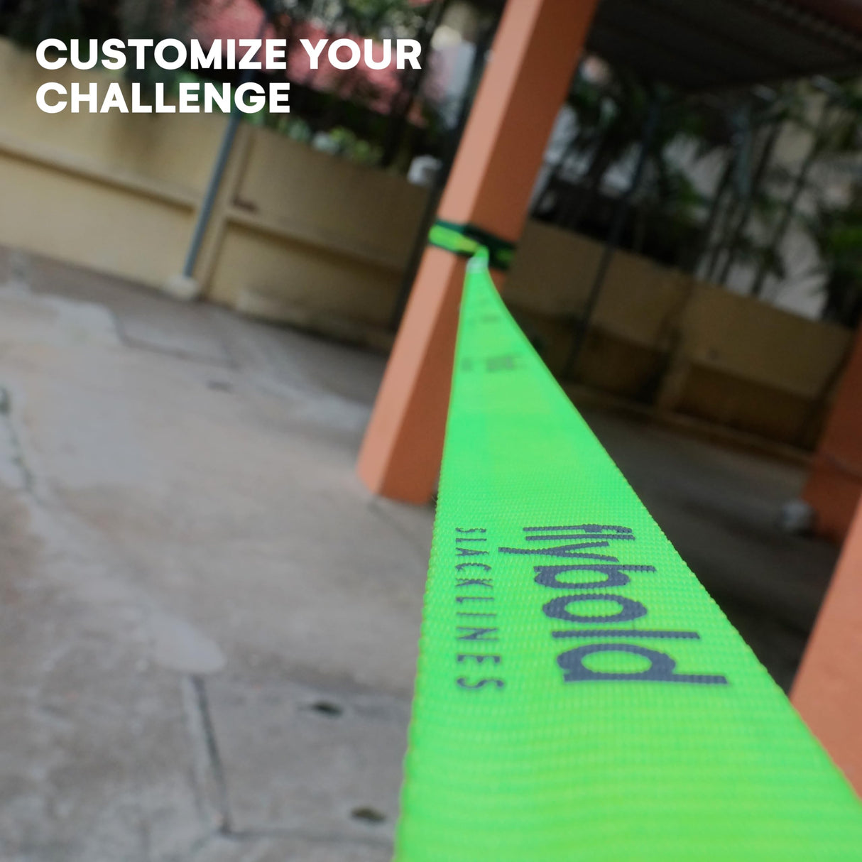 Flybold Obstacle Course for Kids - 40 Ft Ninja Warrior Slackline Kit with 8 Adjustable Obstacles - Tree Protectors, Twin Gear Ratchets, Carry Bag - Complete Outdoor Adventure Set flybold