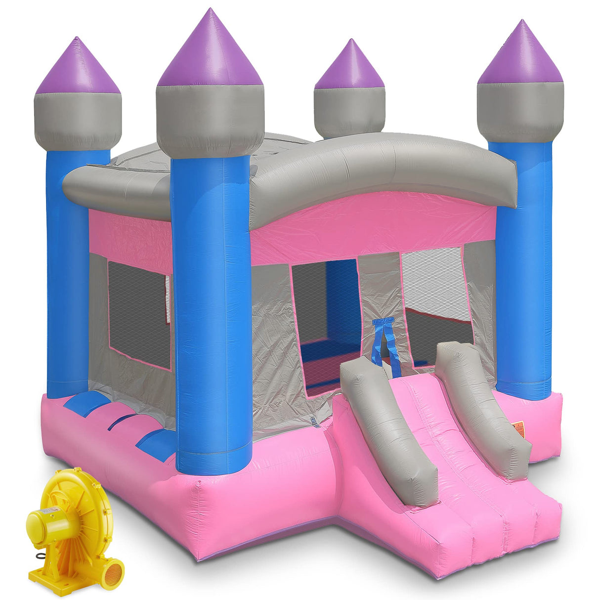 Cloud 9 Commercial Grade Princess Castle Bounce House with Blower - 100% PVC 13' x 13' Bouncer Cloud 9