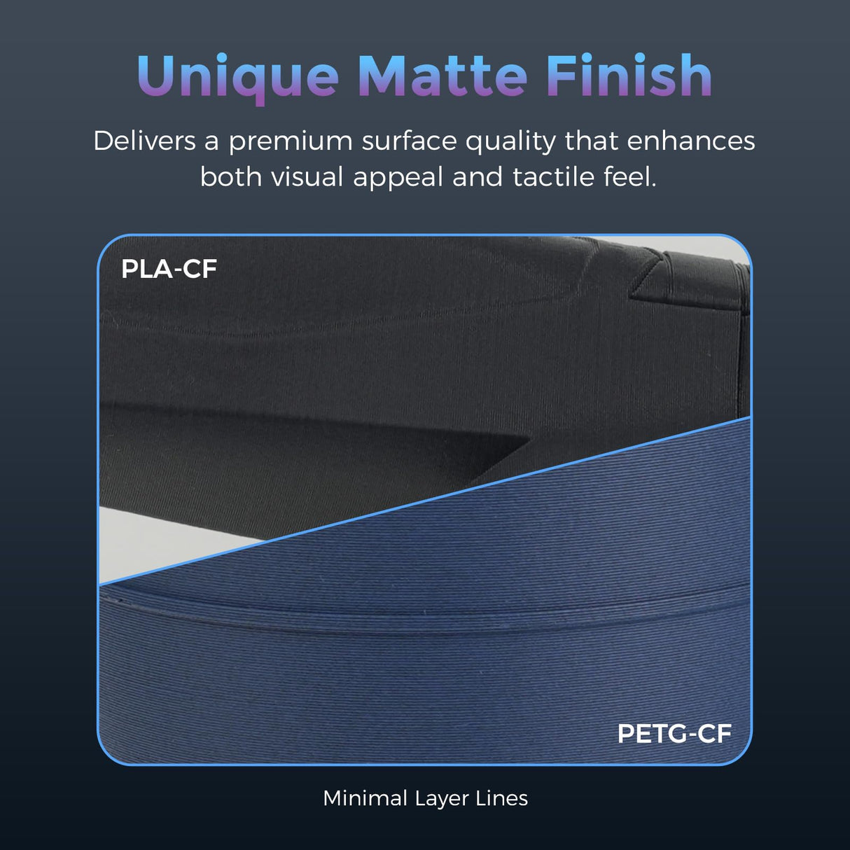 FLASHFORGE Carbon Fiber PETG Filament 1.75mm Black, Reinforced 3D Printer Filament 1kg, Lightweight & High-Strength PETG-CF Filament, Strong & Easy to Print FLASHFORGE