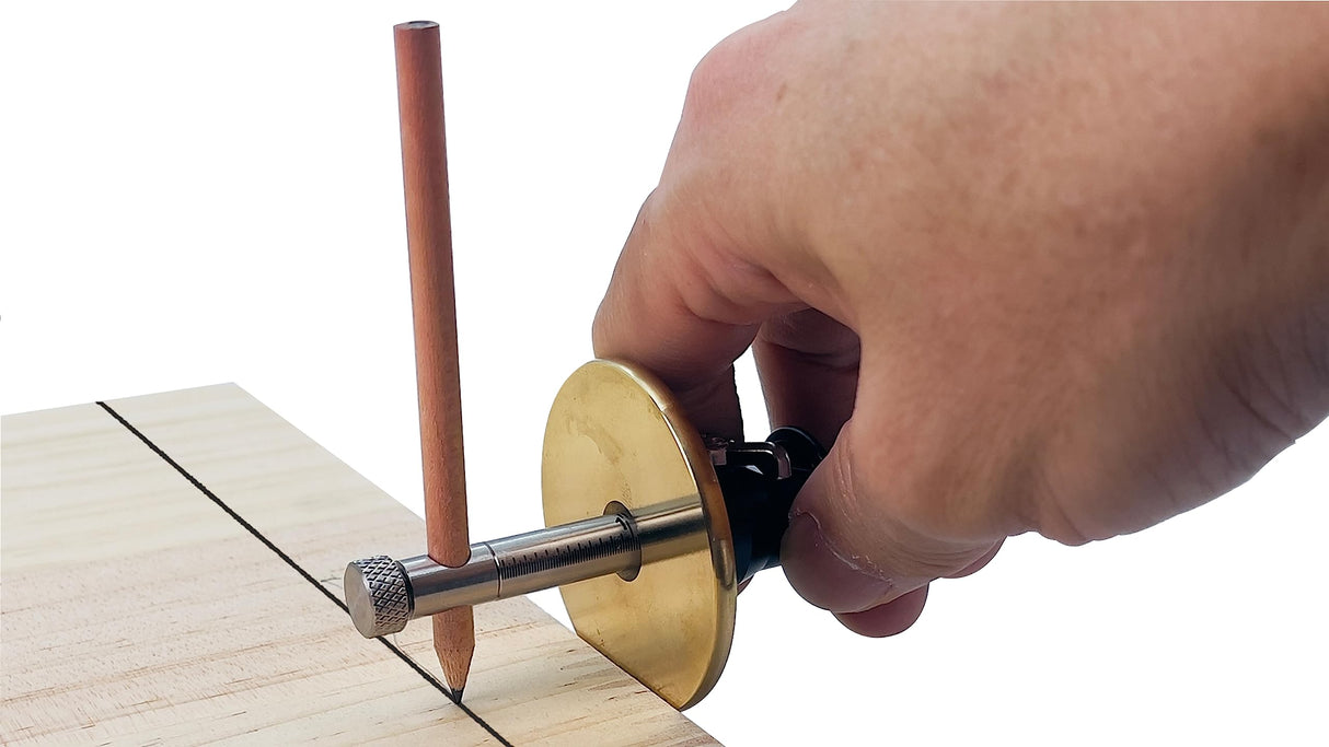 YOSELIN Dovetail Jig Wheel Marking Gauge Tool Set Include1 Bearing Wheel Cutter for Soft Wood 1 Locked Wheel Cutter for Hardwood 1 Woodworking Pencil 1 Separate Dovetail marking gauges YOSELIN