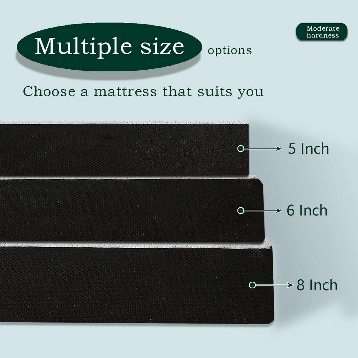 VFD 6 Inch Gel Memory Foam Twin Mattress Washable Cover Medium-Firm for Bunk Bed, Trundle Bed, Pressure Relief CertiPUR-US Certified Mattress in a Box VFD