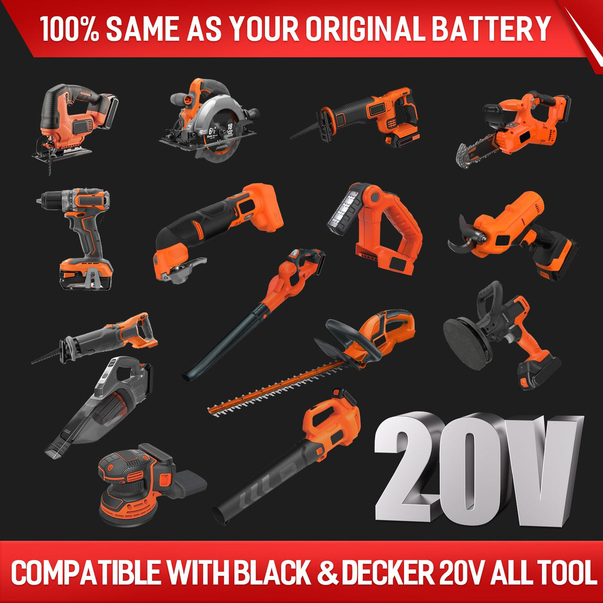 3500mAh LBXR20 Battery for Black and Decker 20V Battery Replacement 20Volt Max Lithium-ion LB20 LBXR20 LBXR2020 20V Lithium-ion Weed Eater Trimmer Cordless Tool Battery 2Pack Just for Black and Decker Bonadget
