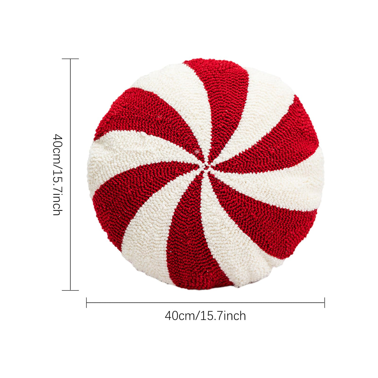 Candy Cane Pillow Candy Cane Christmas Decorations Cute Pillows Peppermint Pillow Christmas Candy Cane Shaped Throw Pillow Red and White Christmas Decor for Bedroom Sofa SPEESY