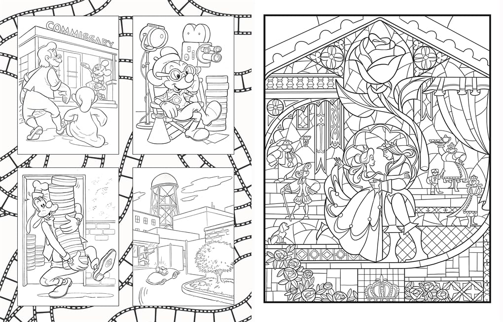 Disney 100 Years of Wonder Colouring Book: Celebrate a century of Disney magic! WoodArtSupply