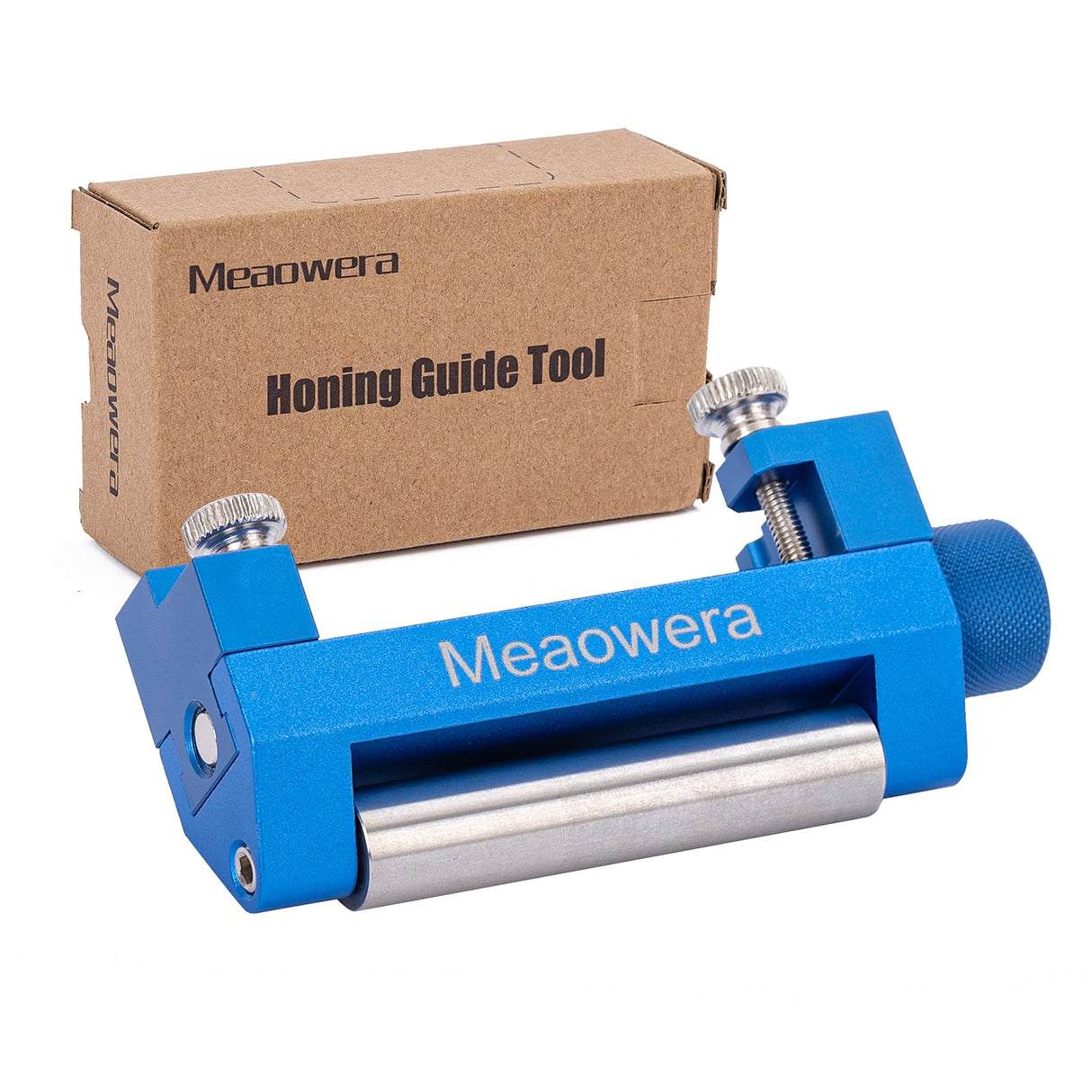 Chisel Sharpening Kit with Adjustable Honing Guide – Wood Chisel Sharpener for Chisels and Planer Blades – Precision Angle Control – No Sharpening Stone Included Meaowera