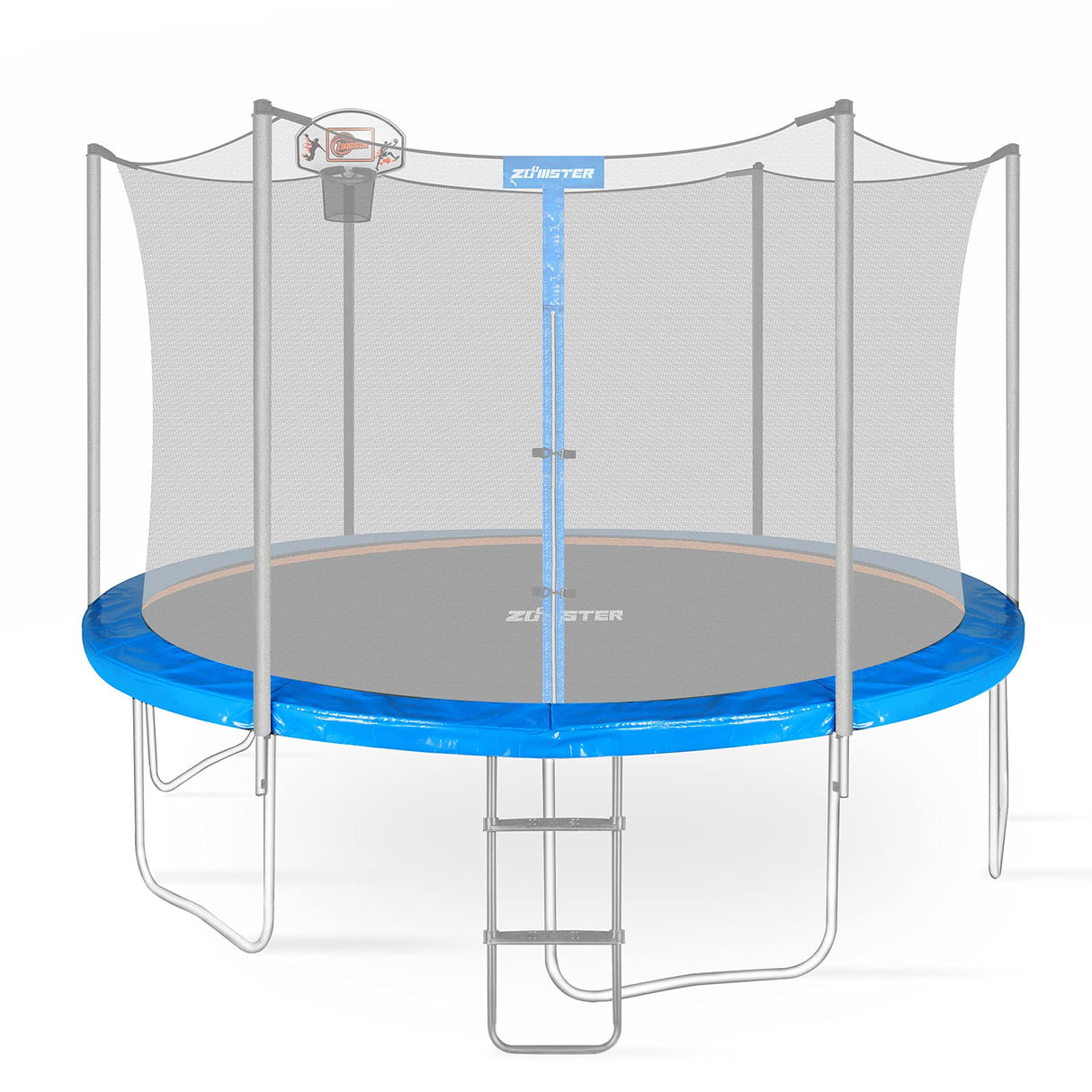 12FT Trampoline Safety Pad Trampoline Replacement Pad Safety Spring Cover, No Hole for Poles, Fit 5.5-7 inch Springs (Pads Only) Zoomster