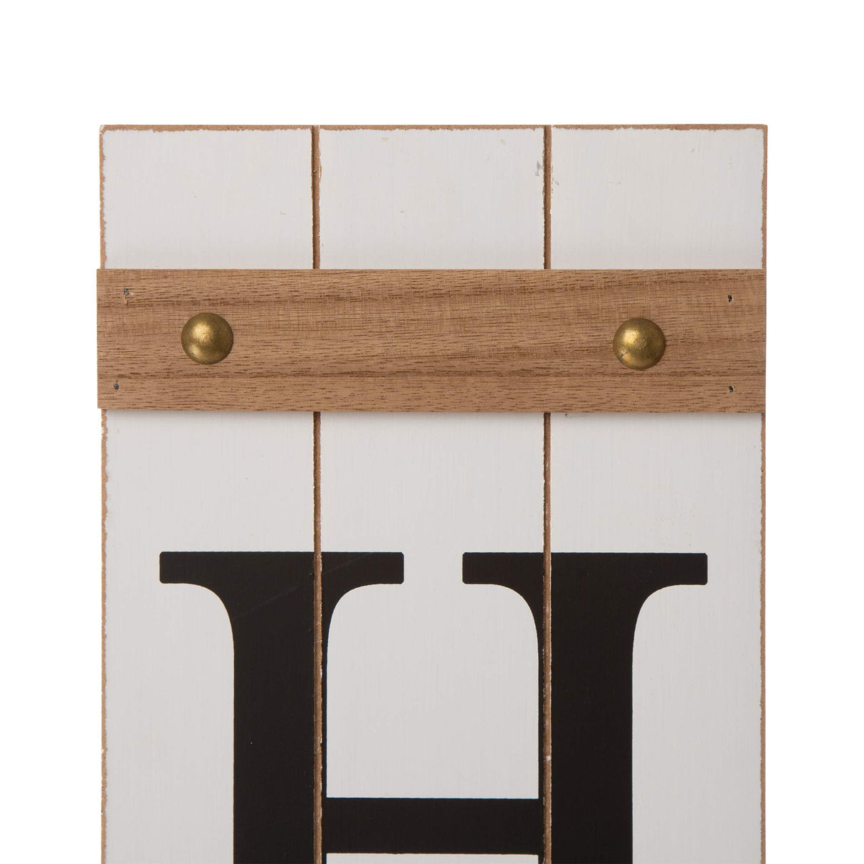 Glitzhome Wooden Welcome Home Porch Sign with Interchangeable Wreaths for Front Door, Vertical Farmhouse Standing Home Sign, Hanging Sign for Year Spring Fall Thanksgiving Christmas, 42”H, White glitzhome