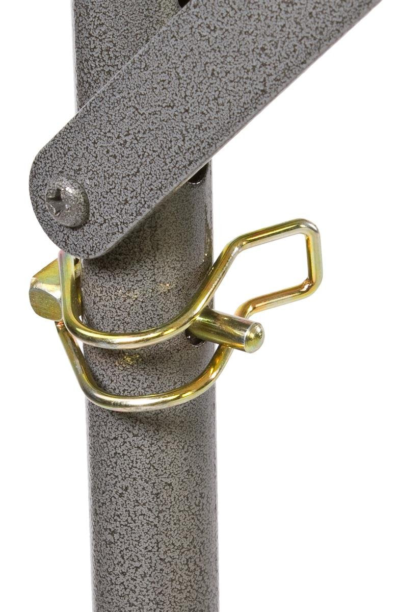 Adjustable-Height Folding Tables are Portable and Can Be Adjusted to 3 Separate Heights Displays2go