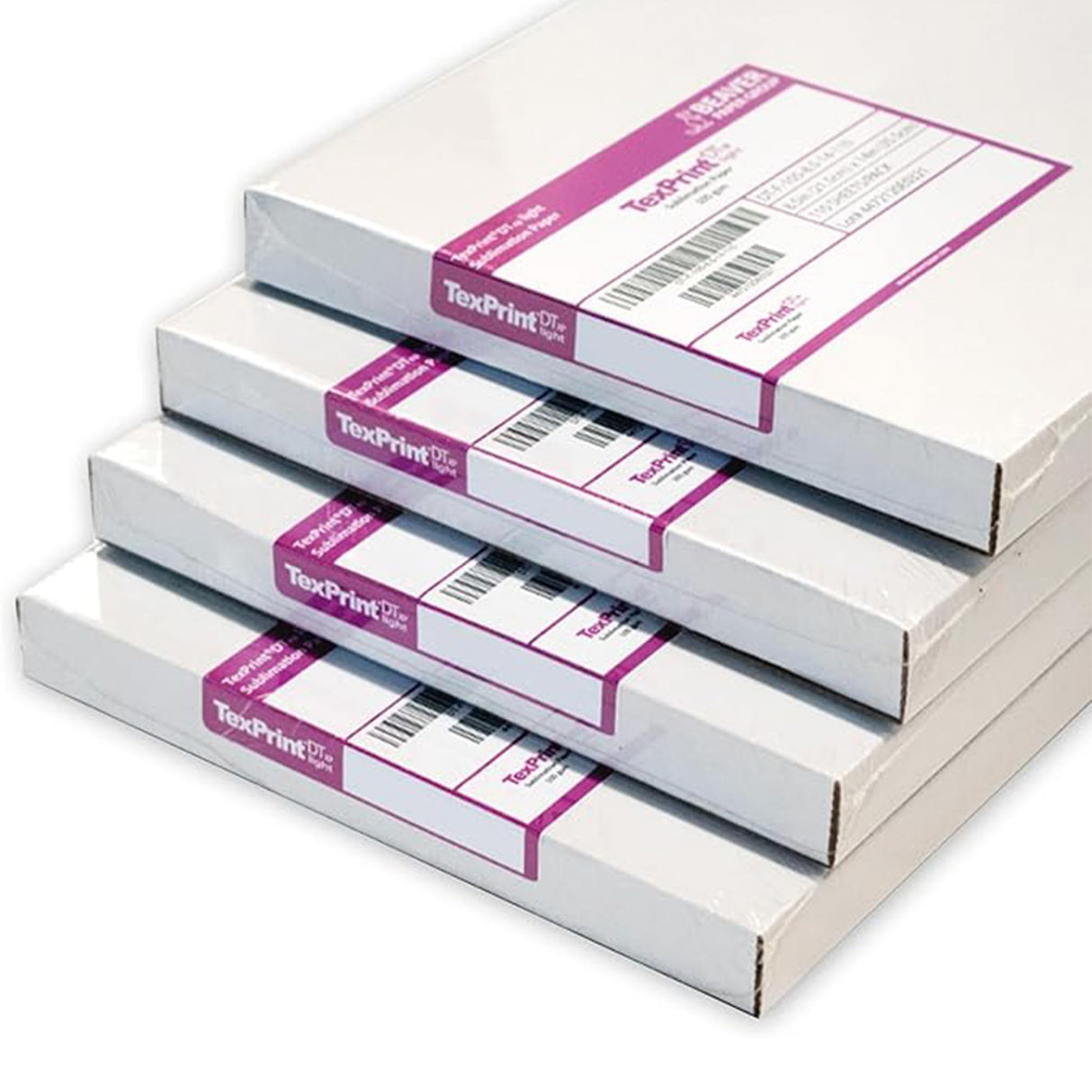 Beaver TexPrint DT Light -Replaces XP- All-Purpose High-Release Sublimation Paper for Epson Dye Transfer, SawGrass Approved Sublimation Print Transfer Paper, 110 Sheet Pack (8.5" x 11", Inches) Beaver Paper