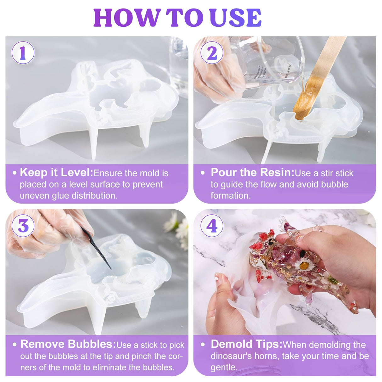 Let's Resin Large Axolotl Resin Molds Silicone, 3D Detailed Animal Silicone Molds, Flexible Effortless Demoldable Epoxy Resin Molds, Thickened Deep Epoxy Molds for Art Crafts, Gift, and Home Decor LET'S RESIN