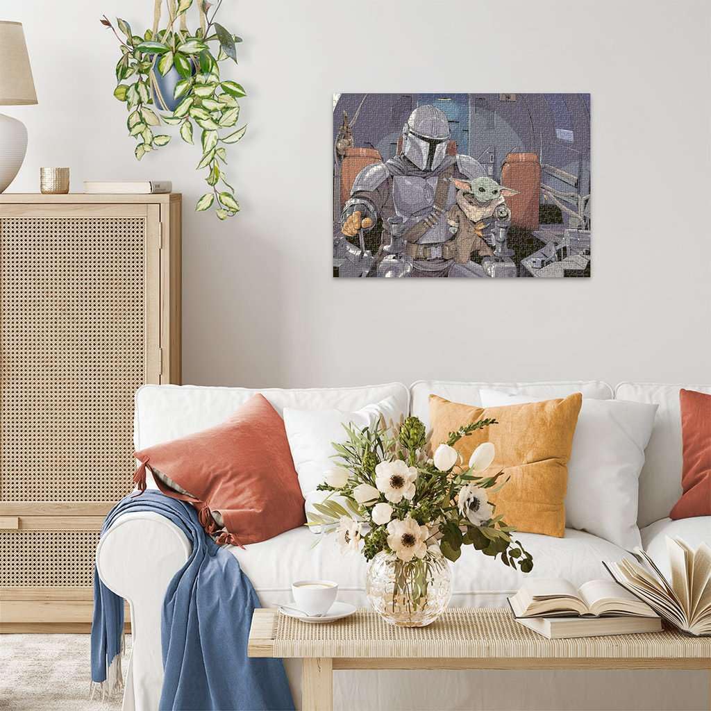 Ravensburger Star Wars: The Mandalorian 1000 Piece Jigsaw Puzzle | Unique Piece Design | Softclick Technology | Ideal Gift for Puzzle Enthusiasts Ravensburger