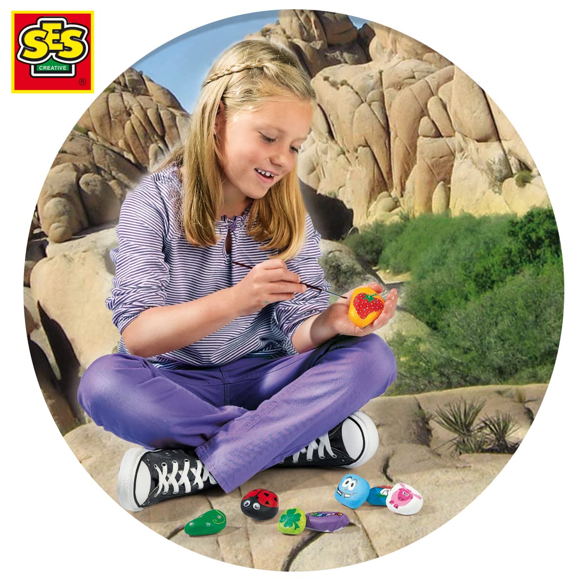 SES Creative Rock Painting Kit SES Creative