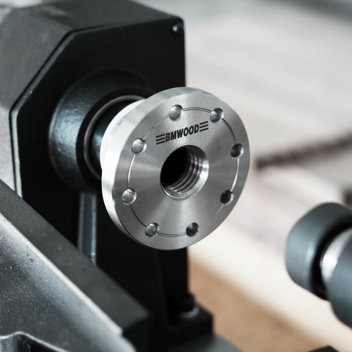 BMWOOD 1”X8TPI Face Plate Set, Includes four pcs: 2" 3" 4" 6" with Thread 1”X8TPI, With Four Nylon Washers for Woodturning lathe, Woodworking tools. BMWOOD