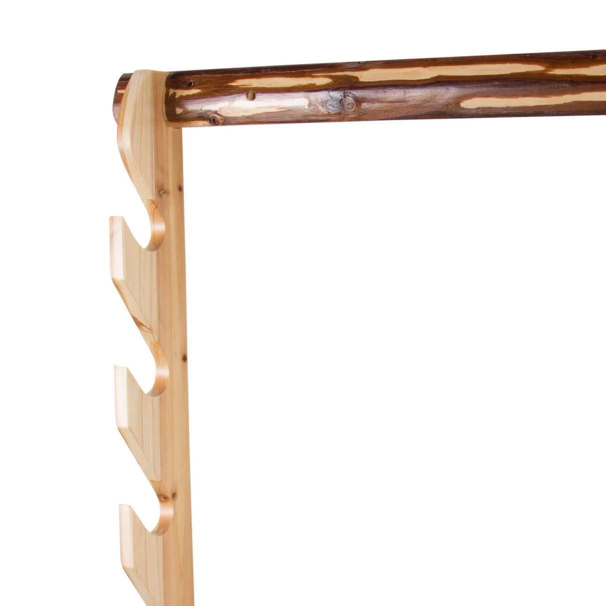 Rush Creek Creations unisex adult Rustic Pine Indoor 5 Rifle Shotgun Wall Storage Display Rack, -1, Gun Rack US Rush Creek Creations
