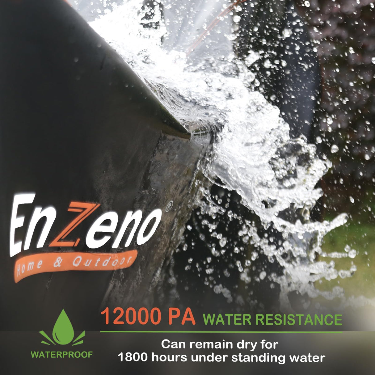 Enzeno Patio Furniture Set Cover Waterproof, Outdoor Dining Coffee Table Chair Covers Rectangular, Heavy Duty Outside Weatherproof Sectional Set Covers for Protection 84"L x 44"W x 28"H Black Enzeno